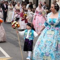 Fallas Burriana, ofrenda