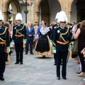 Imposición de bandas de la Reina y Corte