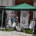 Carpa de la Movilidad Sostenible y exposición de vehículos eléctricos