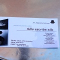 Sólo escribe ella