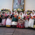 Ofrenda de flores a Santa Águeda