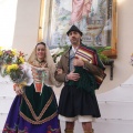 Ofrenda de flores a Santa Águeda