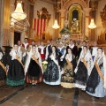 Ofrenda de flores a la Virgen del Lledó