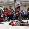 Exhibición de trial en bici