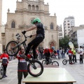 Exhibición de trial en bici