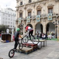 Exhibición de trial en bici