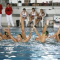 Natación sincronizada en la Piscina Olímpica Municipal de Castellón