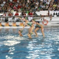 Natación sincronizada en la Piscina Olímpica Municipal de Castellón
