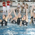 Natación sincronizada en la Piscina Olímpica Municipal de Castellón