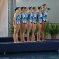Natación sincronizada en la Piscina Olímpica Municipal de Castellón