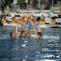 Natación sincronizada en la Piscina Olímpica Municipal de Castellón