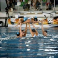Natación sincronizada en la Piscina Olímpica Municipal de Castellón