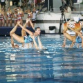Natación sincronizada en la Piscina Olímpica Municipal de Castellón