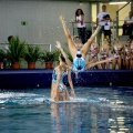 Natación sincronizada en la Piscina Olímpica Municipal de Castellón