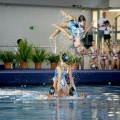 Natación sincronizada en la Piscina Olímpica Municipal de Castellón