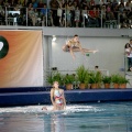 Natación sincronizada en la Piscina Olímpica Municipal de Castellón