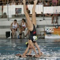 Natación sincronizada en la Piscina Olímpica Municipal de Castellón