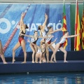 Natación sincronizada en la Piscina Olímpica Municipal de Castellón