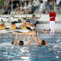 Natación sincronizada en la Piscina Olímpica Municipal de Castellón