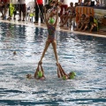 Natación sincronizada en la Piscina Olímpica Municipal de Castellón