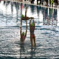 Natación sincronizada en la Piscina Olímpica Municipal de Castellón