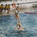 Natación sincronizada en la Piscina Olímpica Municipal de Castellón