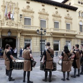 Presentación de Na Violant y su corte