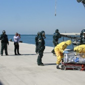 Simulacro en el puerto de Castellón