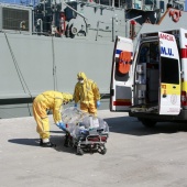 Simulacro en el puerto de Castellón