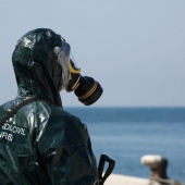 Simulacro en el puerto de Castellón