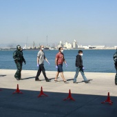 Simulacro en el puerto de Castellón