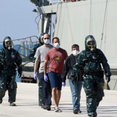 Simulacro en el puerto de Castellón