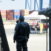 Simulacro en el puerto de Castellón