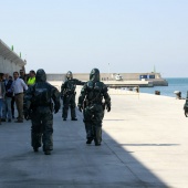 Simulacro en el puerto de Castellón