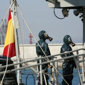 Simulacro en el puerto de Castellón