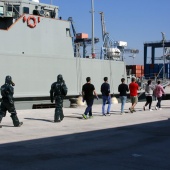 Simulacro en el puerto de Castellón