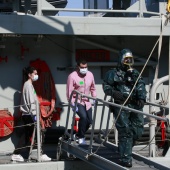 Simulacro en el puerto de Castellón