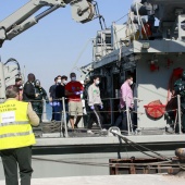 Simulacro en el puerto de Castellón