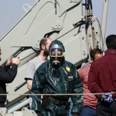 Simulacro en el puerto de Castellón