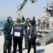 Simulacro en el puerto de Castellón