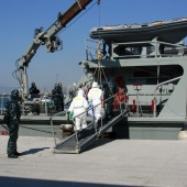 Simulacro en el puerto de Castellón