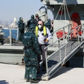 Simulacro en el puerto de Castellón