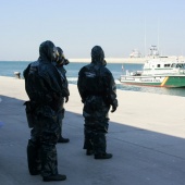 Simulacro en el puerto de Castellón