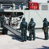 Simulacro en el puerto de Castellón