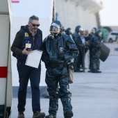 Simulacro en el puerto de Castellón