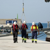 Simulacro en el puerto de Castellón