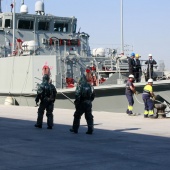 Simulacro en el puerto de Castellón