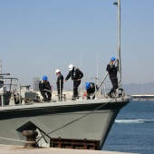 Simulacro en el puerto de Castellón