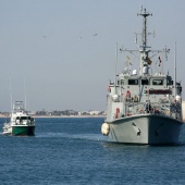 Simulacro en el puerto de Castellón