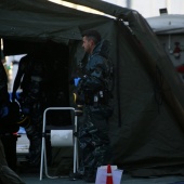 Simulacro en el puerto de Castellón